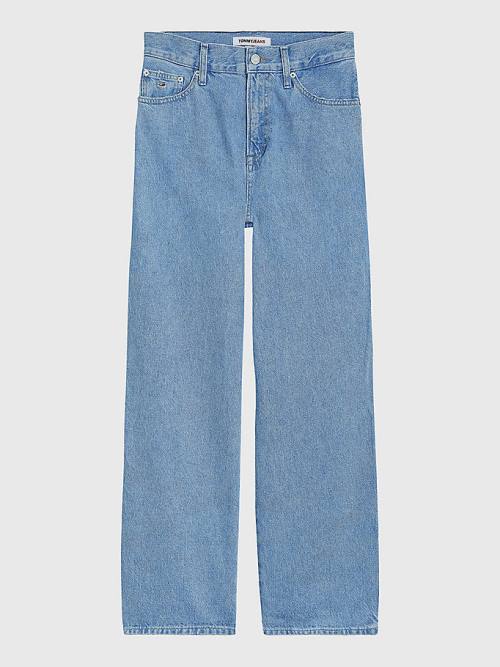 Tommy Hilfiger Betsy Mid Cut Cut Cut Rise Loose Jean Pantolon Kadın Denim | TH403YWS