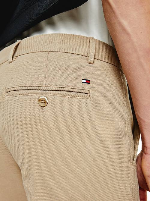 Tommy Hilfiger Bleecker Pressed Slim Fit Pantolon Erkek Bej Rengi | TH431IYN