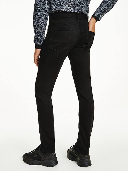 Tommy Hilfiger Bleecker Slim Black Jean Pantolon Erkek Denim | TH109UWI