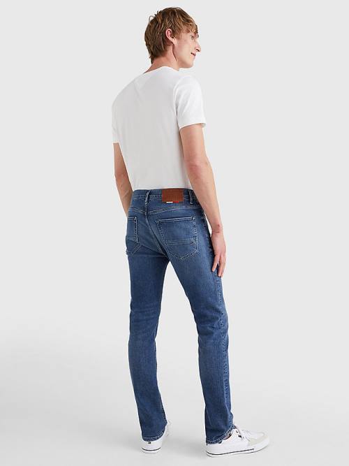 Tommy Hilfiger Bleecker Slim Faded Jean Pantolon Erkek Denim | TH480XSL