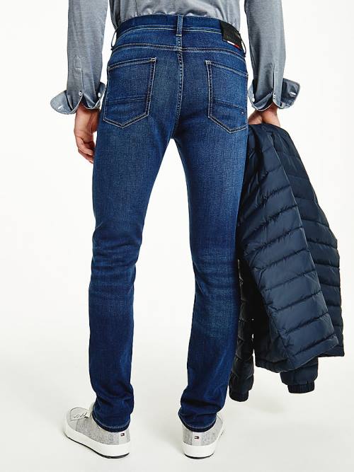 Tommy Hilfiger Bleecker Slim Faded Jean Pantolon Erkek Denim | TH596JQG