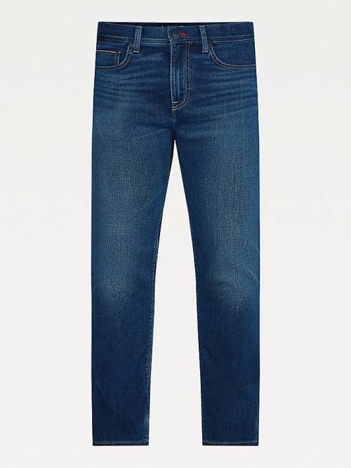 Tommy Hilfiger Bleecker Slim Faded Jean Pantolon Erkek Denim | TH596JQG