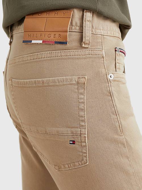 Tommy Hilfiger Bleecker Slim Solid Colour Jean Pantolon Erkek Denim | TH561WPQ