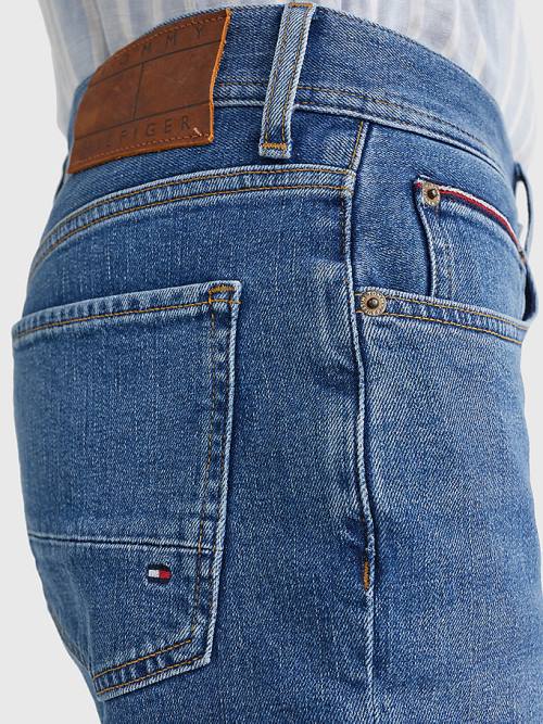 Tommy Hilfiger Brooklyn Faded Regular Şort Erkek Denim | TH682DJT