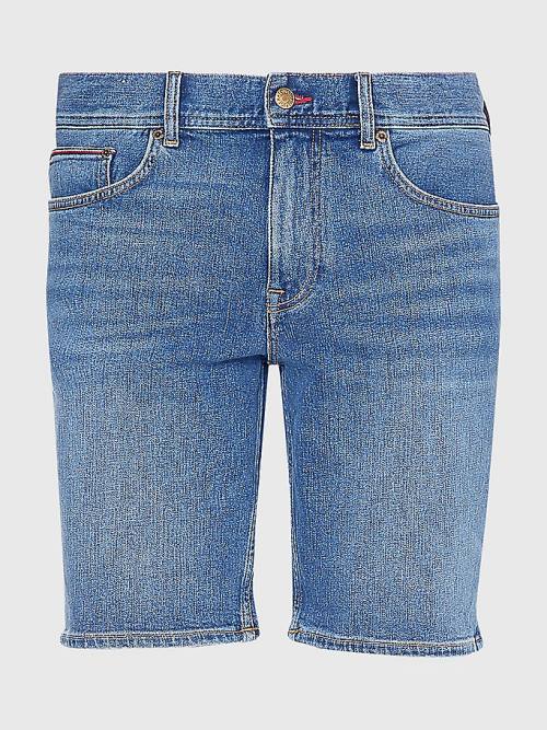 Tommy Hilfiger Brooklyn Faded Regular Şort Erkek Denim | TH682DJT