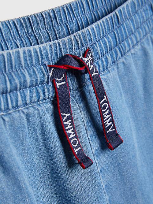 Tommy Hilfiger Chambray Pantolon Kiz Çocuk Denim | TH945WJZ