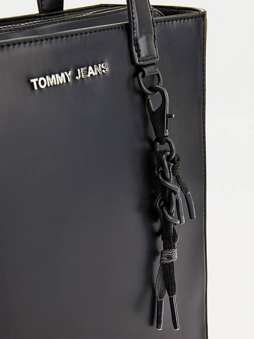 Tommy Hilfiger Charm Tote Çanta Kadın Siyah | TH987KZE