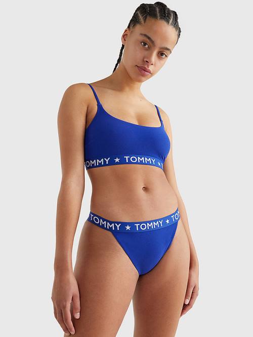 Tommy Hilfiger Cheeky Fit Bikini Bottoms Mayo Kadın Mavi | TH137CQI