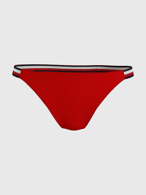 Tommy Hilfiger Cheeky Fit Bikini Bottoms Mayo Kadın Kırmızı | TH627CTI