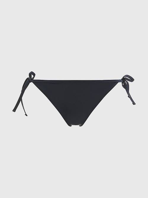 Tommy Hilfiger Cheeky Side Tie Bikini Bottoms Mayo Kadın Mavi | TH295ZNA