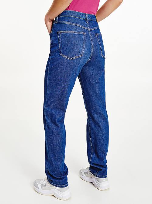 Tommy Hilfiger Classics High Rise Straight Jean Pantolon Kadın Denim | TH741UMA