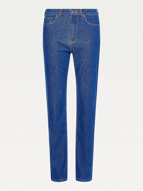 Tommy Hilfiger Classics High Rise Straight Jean Pantolon Kadın Denim | TH741UMA