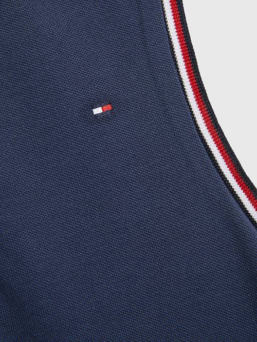 Tommy Hilfiger Classics Kolsuz Polo Elbise Kiz Çocuk Mavi | TH781NEJ