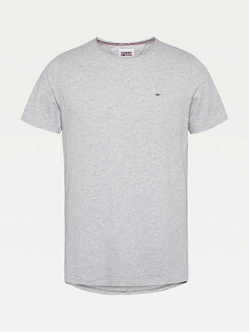 Tommy Hilfiger Classics Slim Fit Tişört Erkek Gri | TH157NCQ