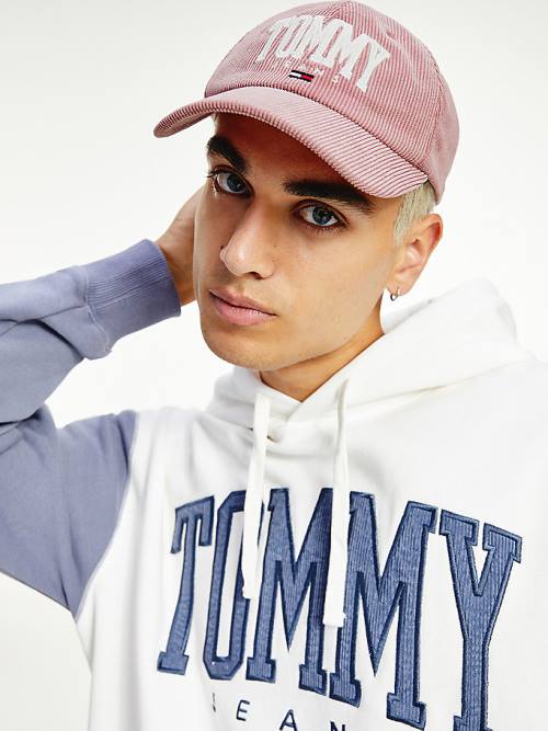 Tommy Hilfiger College Baseball Cap Şapka Erkek Pembe | TH683CTP