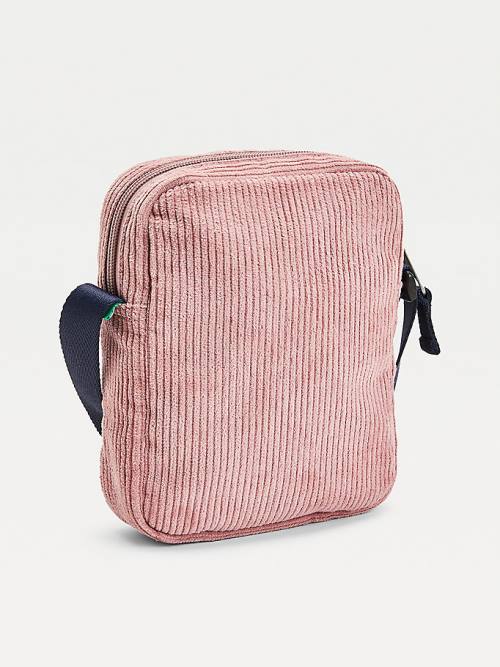 Tommy Hilfiger College Crossbody Çanta Erkek Pembe | TH081UHR