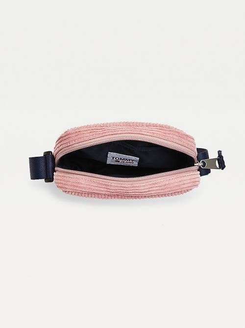 Tommy Hilfiger College Crossbody Çanta Erkek Pembe | TH081UHR