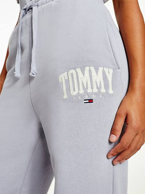 Tommy Hilfiger College Tommy Badge Plush Joggers Pantolon Kadın Mor | TH304SPV