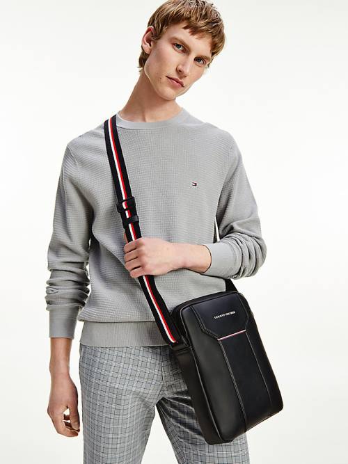 Tommy Hilfiger Commuter Reporter Çanta Erkek Siyah | TH369TJS