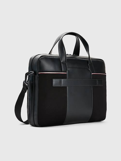 Tommy Hilfiger Commuter Small Computer Çanta Erkek Siyah | TH276YZE