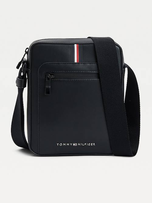 Tommy Hilfiger Commuter Small Reporter Çanta Erkek Siyah | TH635ZOL