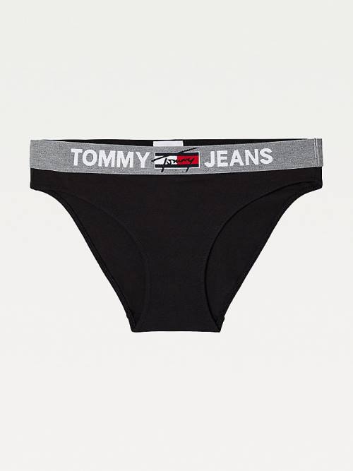 Tommy Hilfiger Contrast Waistband Briefs İç Giyim Kadın Siyah | TH451IJO