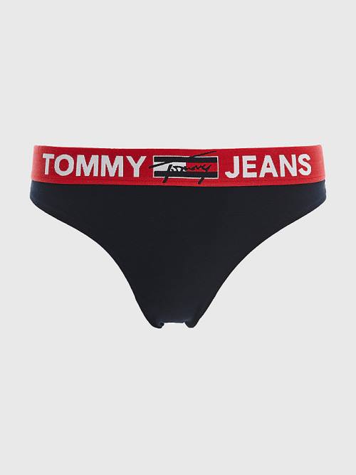 Tommy Hilfiger Contrast Waistband Briefs İç Giyim Kadın Mavi | TH950QPM