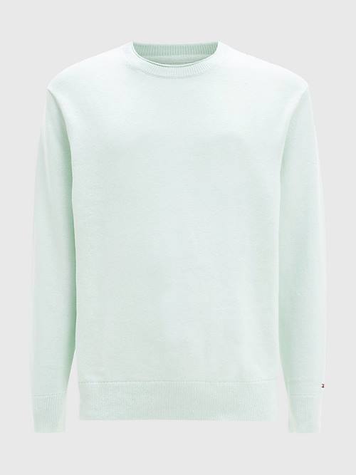 Tommy Hilfiger Crew Neck Jumper Kazak Erkek Yeşil | TH690BOF