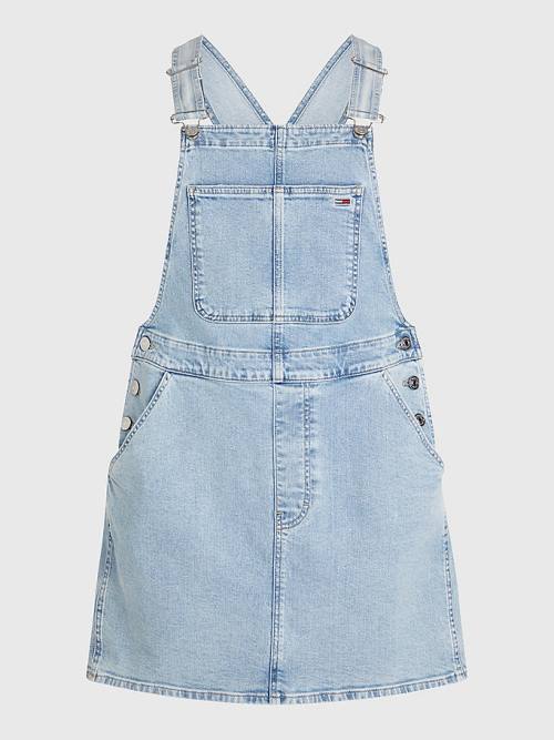 Tommy Hilfiger Curve Denim Dungaree Elbise Kadın Denim | TH092WIM