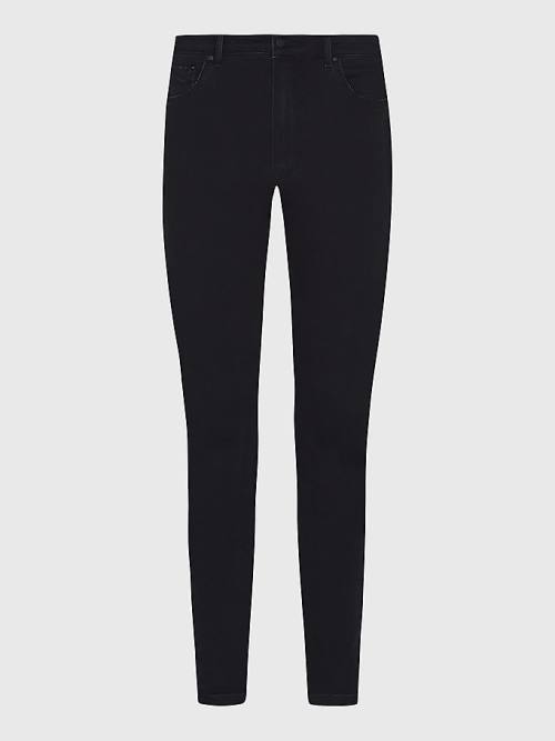 Tommy Hilfiger Curve Harlem High Waisted Super Skinny Black Jean Pantolon Kadın Siyah | TH042GNR