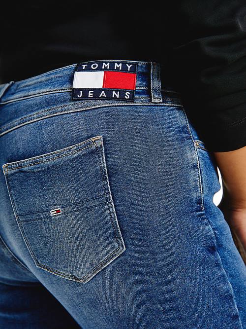 Tommy Hilfiger Curve Melany Ultra High Rise Super Skinny Jean Pantolon Kadın Denim | TH369WBQ