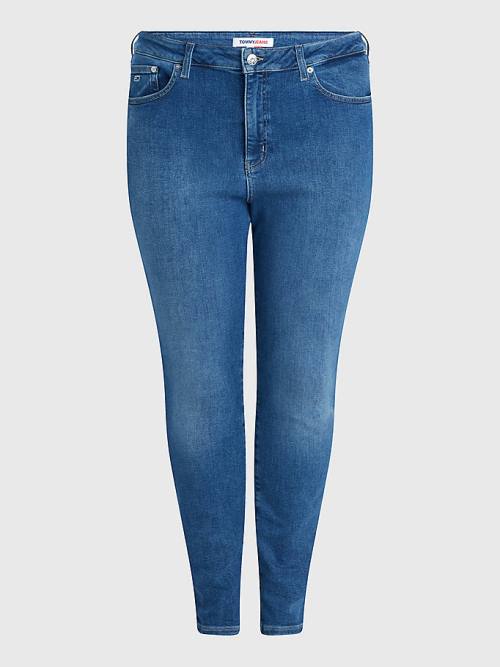 Tommy Hilfiger Curve Melany Ultra High Rise Super Skinny Jean Pantolon Kadın Denim | TH369WBQ