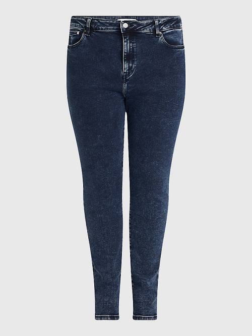 Tommy Hilfiger Curve Melany Ultra High Rise Super Skinny Jean Pantolon Kadın Denim | TH691YVP