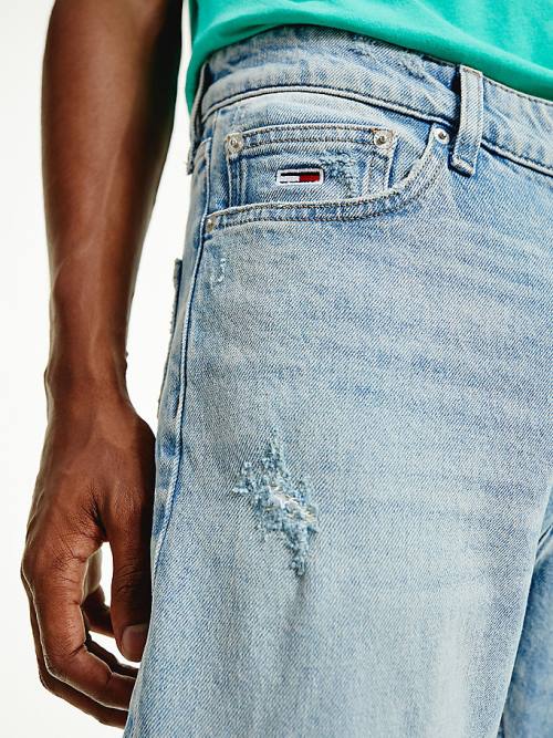 Tommy Hilfiger Dad Tapered Distressed Jean Pantolon Erkek Denim | TH940EWB