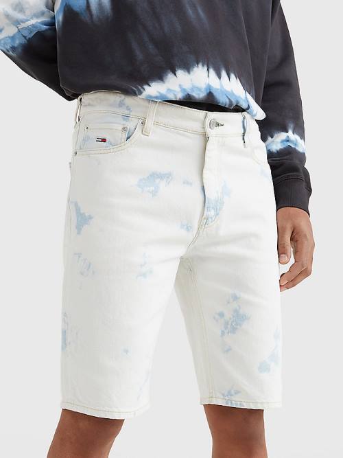 Tommy Hilfiger Dad Tie-Dye Denim Şort Erkek Denim | TH614RUT