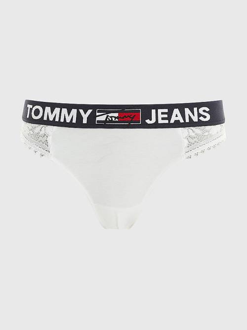 Tommy Hilfiger Dantel Briefs İç Giyim Kadın Beyaz | TH495SNG