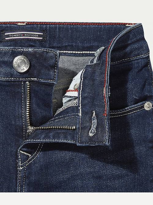 Tommy Hilfiger Dark Wash Skinny Jean Pantolon Kiz Çocuk Denim | TH539PDF