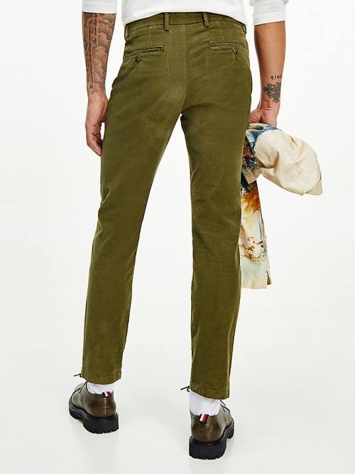 Tommy Hilfiger Denton Straight Corduroy Chinos Pantolon Erkek Kahverengi | TH057XSB