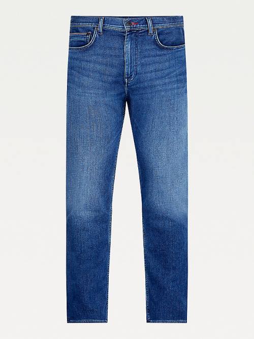 Tommy Hilfiger Denton Straight Faded Jean Pantolon Erkek Denim | TH795ITD