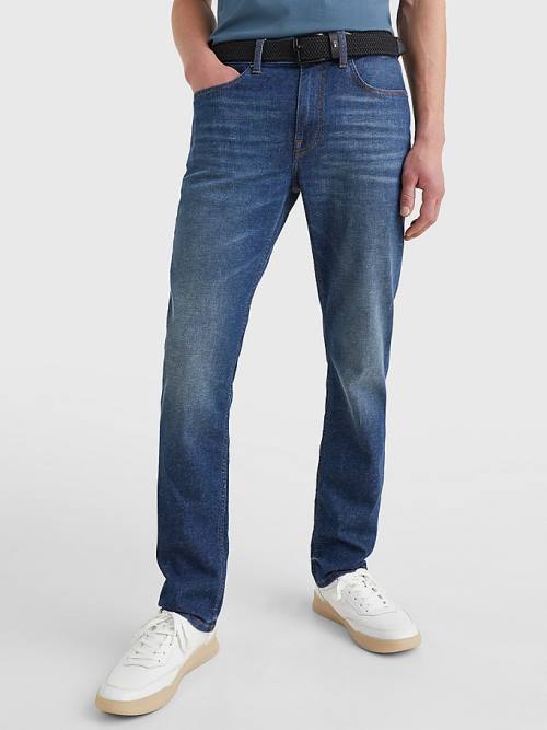 Tommy Hilfiger Denton Straight Faded Jean Pantolon Erkek Denim | TH819KSP