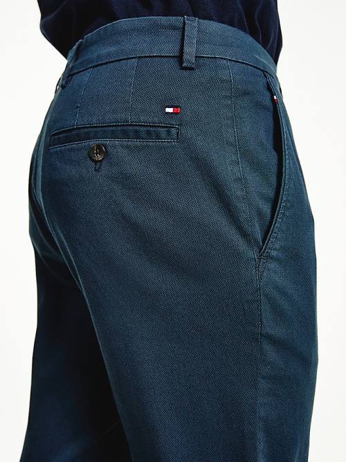 Tommy Hilfiger Denton Straight Fit Pantolon Erkek Mavi | TH052IRN