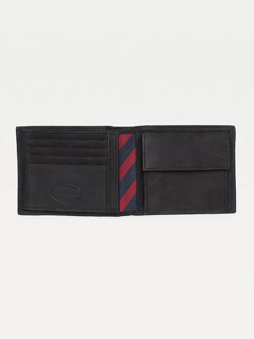 Tommy Hilfiger Deri Credit Card Cüzdan Erkek Siyah | TH127CLB