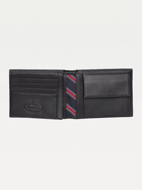 Tommy Hilfiger Deri Flap Cüzdan Erkek Siyah | TH072KTQ