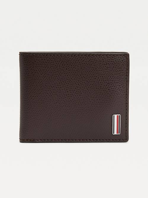 Tommy Hilfiger Deri Small Credit Card Cüzdan Erkek Kahverengi | TH917LTI