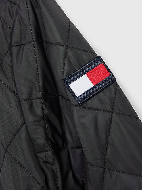 Tommy Hilfiger Diamond Quilted Ceket Kiz Çocuk Siyah | TH951KAL