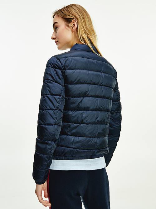 Tommy Hilfiger Down-Filled Padded Ceket Kadın Mavi | TH278HBZ