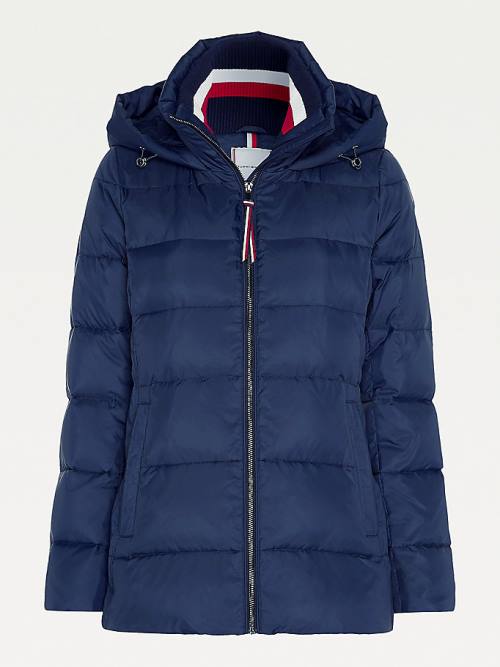 Tommy Hilfiger Down-Filled Padded Ceket Kadın Mavi | TH896WTD