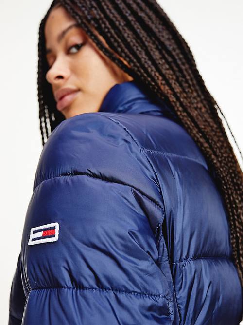 Tommy Hilfiger Down Quilted Ceket Kadın Mavi | TH387FOM