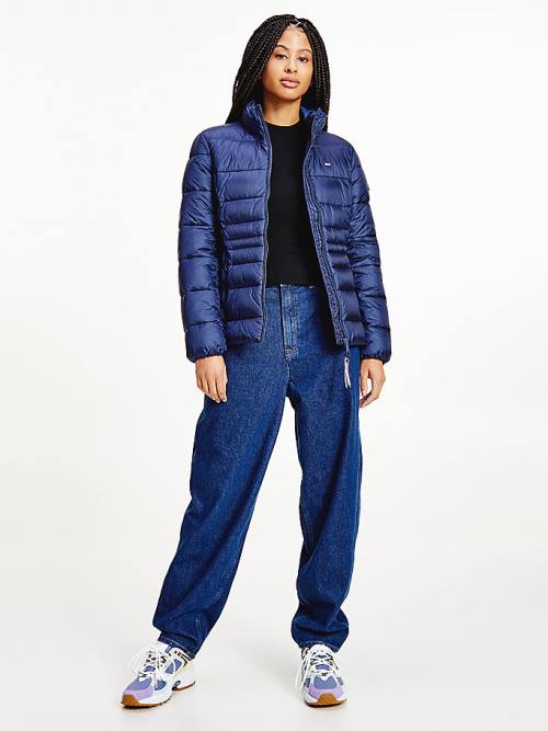 Tommy Hilfiger Down Quilted Ceket Kadın Mavi | TH387FOM