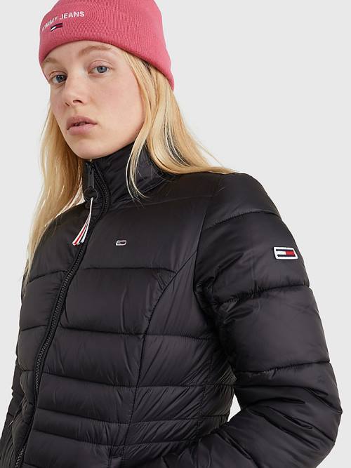 Tommy Hilfiger Down Quilted Ceket Kadın Siyah | TH698PQB